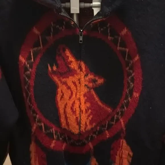 Ruminahui Wool Jacket/Sweater Size Large - Picture 5 of 12